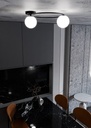 Plafonnier Sopra 2 – noir/opale – photo 8