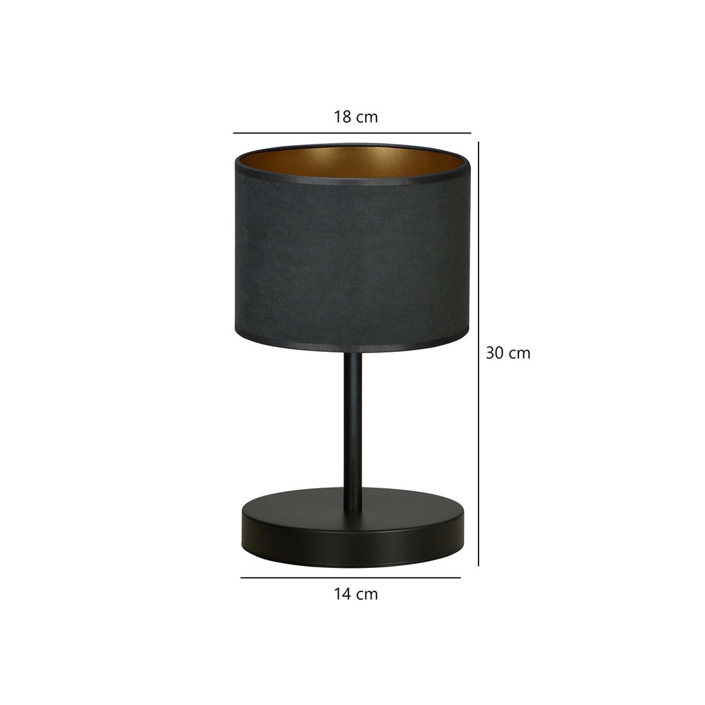 Hilde Ln1 table lamp – black – photo 6