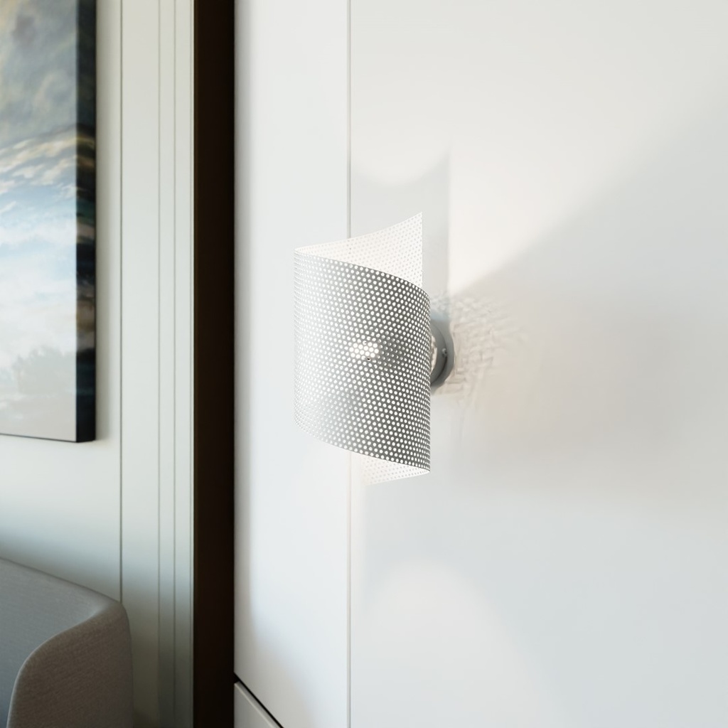 Spiral wall lamp – White – photo 4