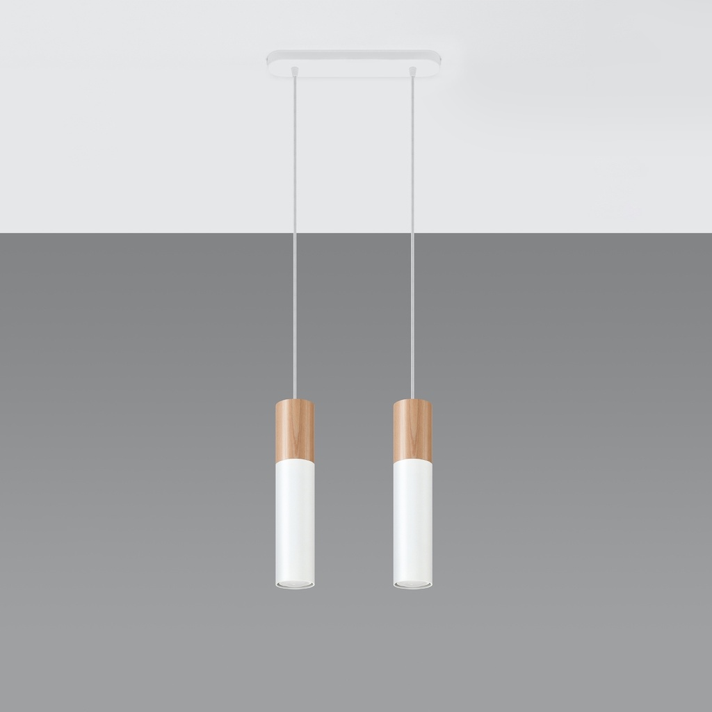 PABLO 2 pendant lamp – White – photo 3