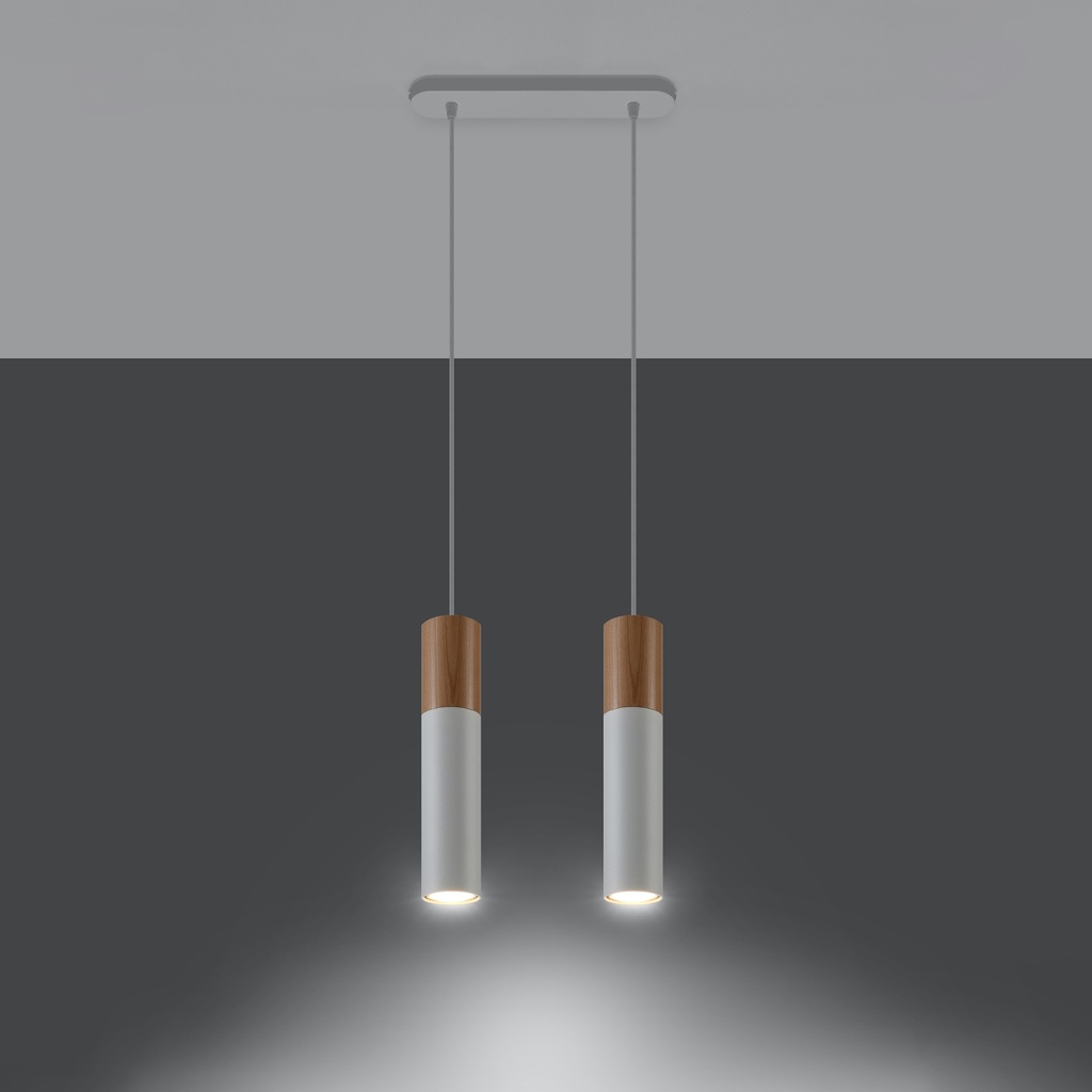PABLO 2 pendant lamp – White – photo 4