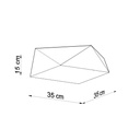 HEXA 35 Ceiling Lamp – White – photo 5