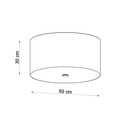 Chandelier OTTO 50 – White – photo 5