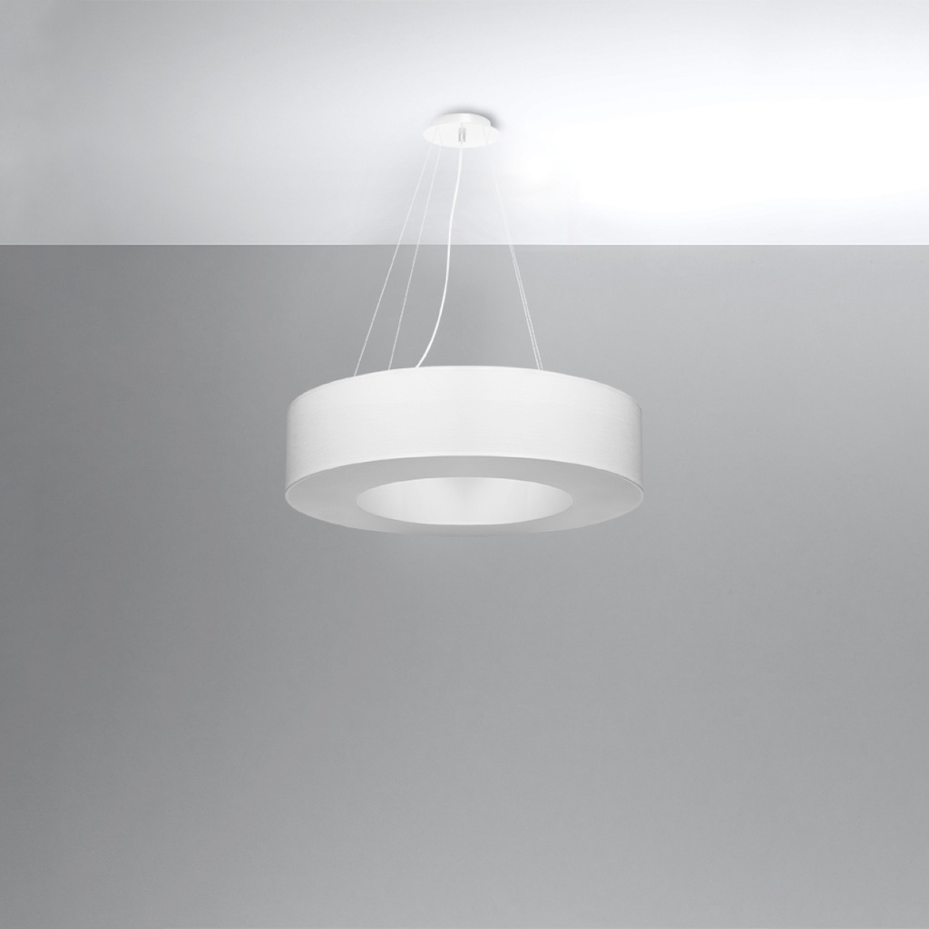 SATURNO 70 chandelier – White – photo 3
