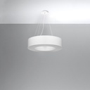 SATURNO 70 chandelier – White – photo 3
