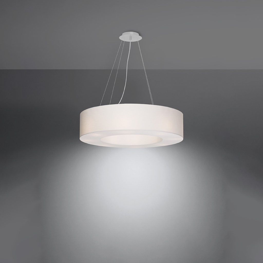 SATURNO 70 chandelier – White – photo 4