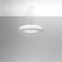 SATURNO SLIM 70 Chandelier – White – photo 3