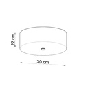 SKALA 30 ceiling light – White – photo 5
