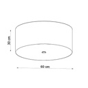 OTTO 60 chandelier – White – photo 5