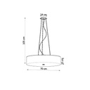 SKALA 70 chandelier – White – photo 5