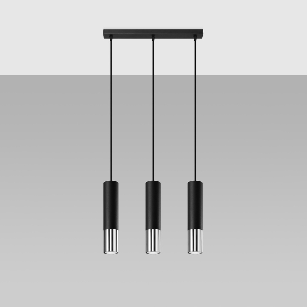 Suspension LOOPEZ 3L – Chrome – photo 3
