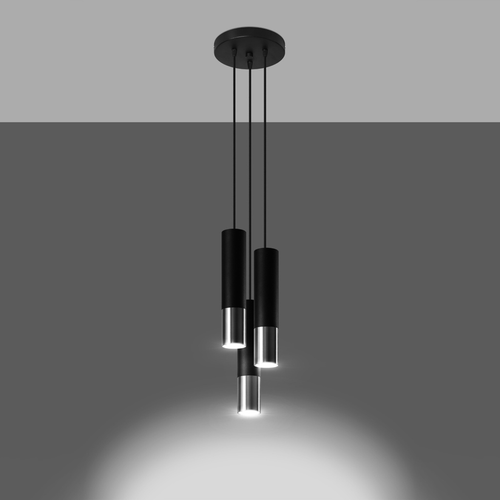 Suspension LOOPEZ 3P – Chrome – photo 4