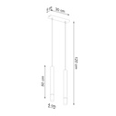 WEZYR 2 pendant lamp – White – photo 5