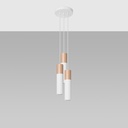PABLO 3P pendant lamp – White – photo 3