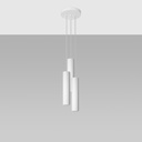 LAGOS 3P pendant lamp – White – photo 3