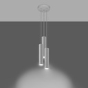 LAGOS 3P pendant lamp – White – photo 4