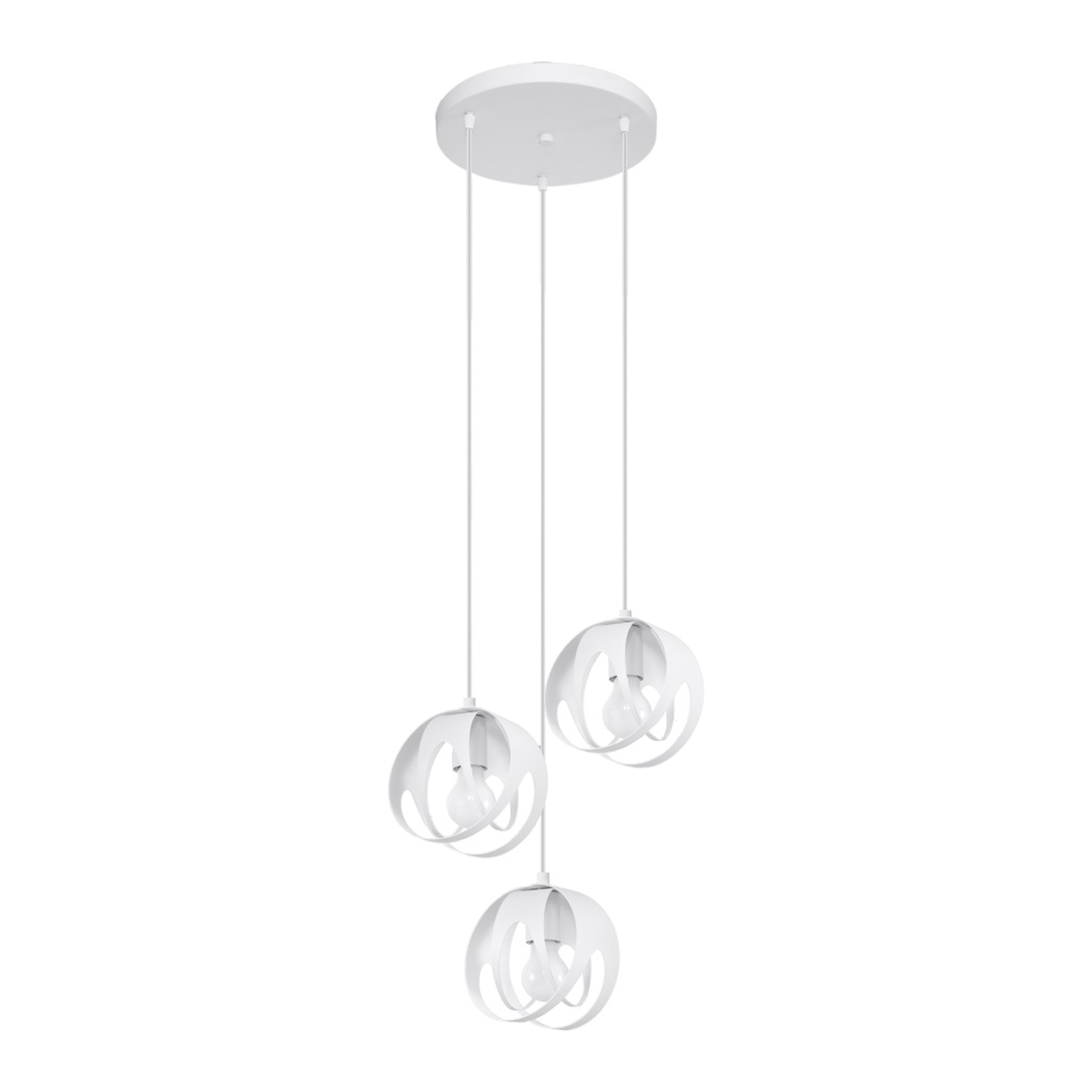 TULOS 3P pendant lamp – White – photo 2