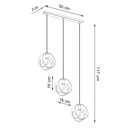 TULOS 3L pendant lamp – White – photo 5
