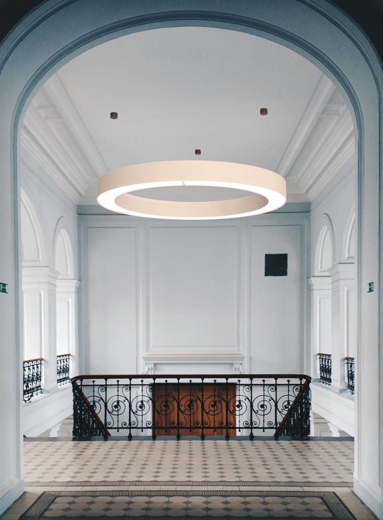 R2 BIG SUSPENSION PLEATED LAMPSHADE