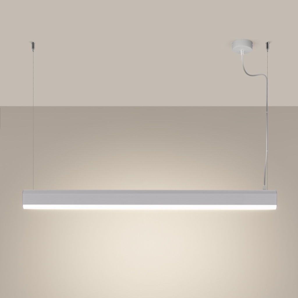 Pendant lamp FARGE LED 4000K – white – photo 4
