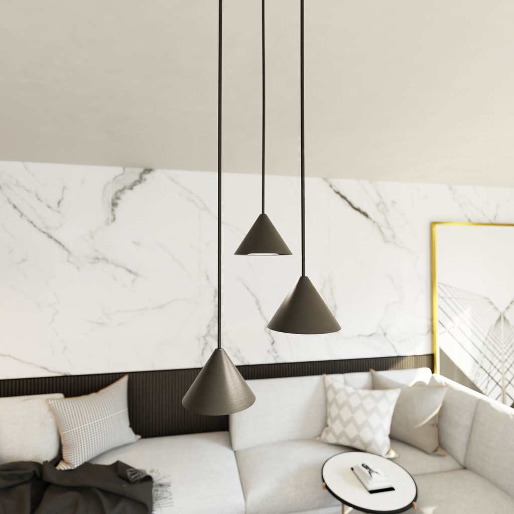 Elit 3 Premium pendant lamp – Black – photo 4