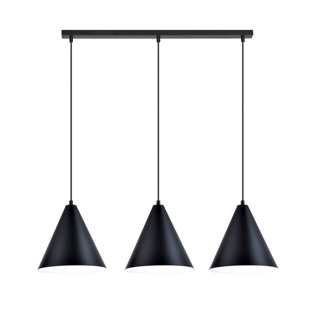 Rebel 3 pendant lamp – black/white – photo 3