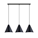 Rebel 3 pendant lamp – black/white – photo 3