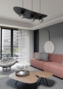 Aura 3 pendant lamp – graphite – photo 5