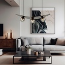 Aura 3 pendant lamp – graphite – photo 9