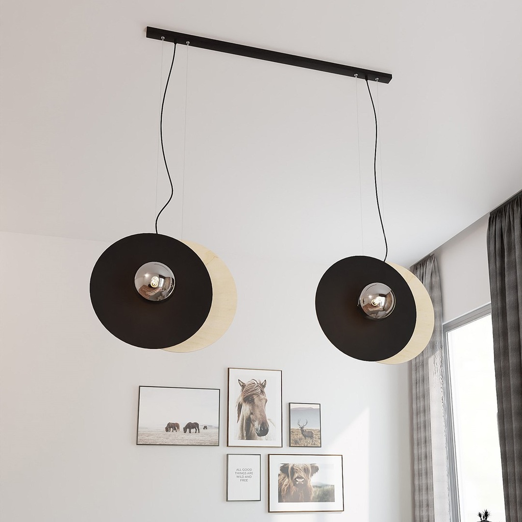 Soho 4 pendant lamp – graphite – photo 6