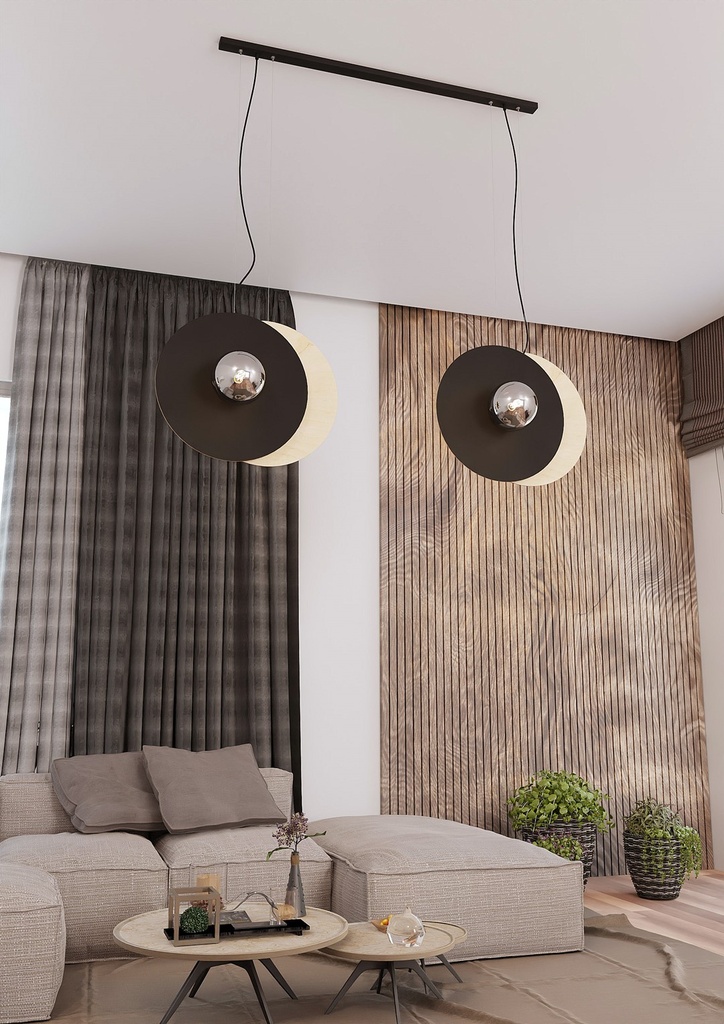 Soho 4 pendant lamp – graphite – photo 8