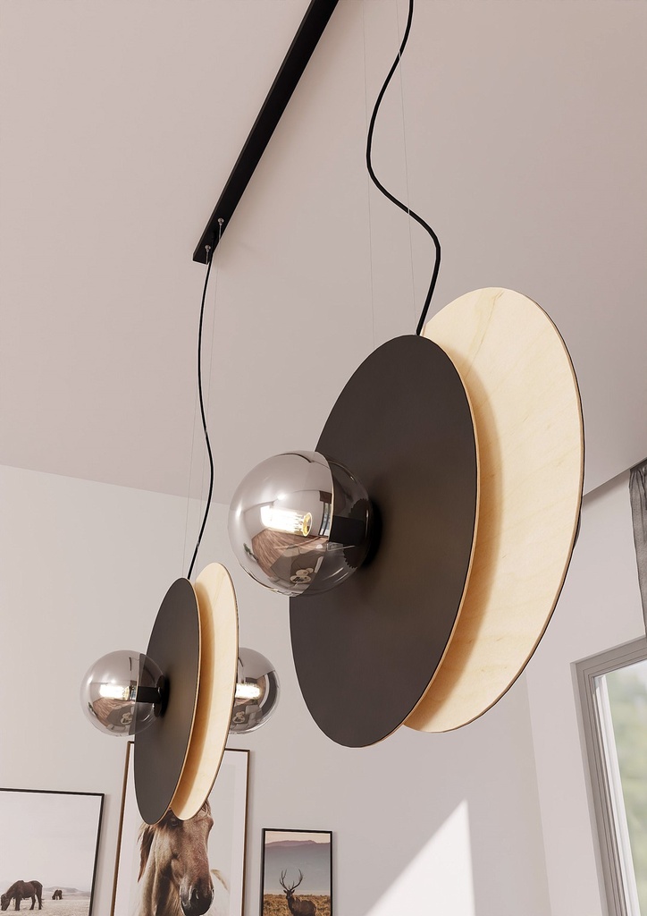 Soho 4 pendant lamp – graphite – photo 9