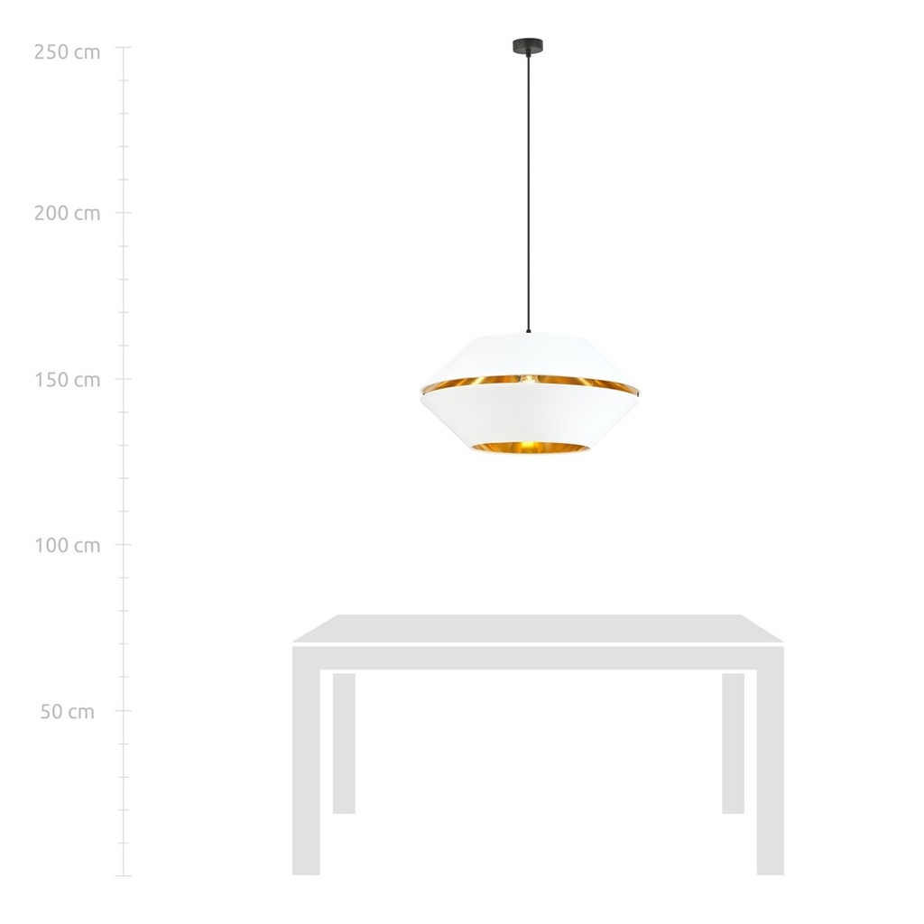 Piano 1 pendant lamp – White – photo 6