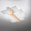 FENIKS 2 ceiling light – natural wood – photo 3