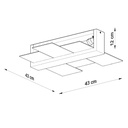 FENIKS 2 ceiling light – natural wood – photo 5