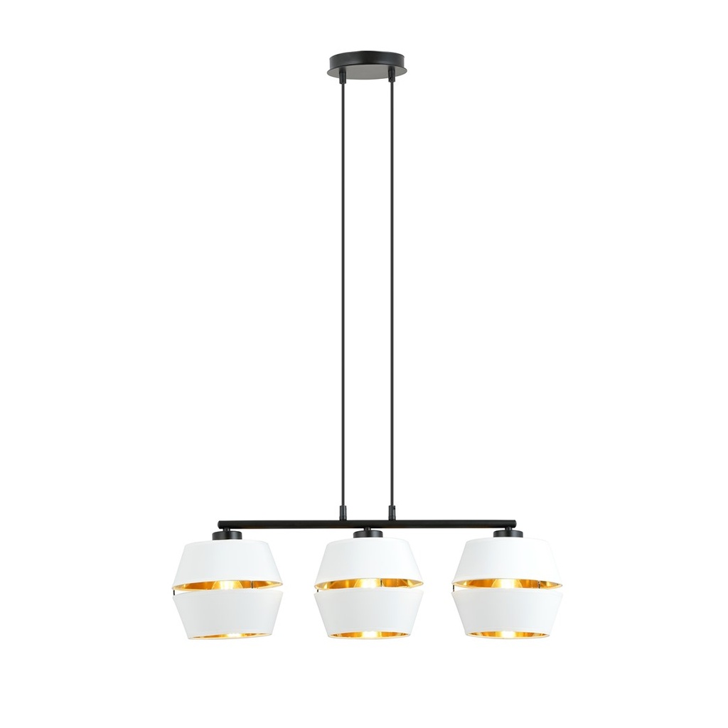 Piano 3 pendant lamp – White – photo 3