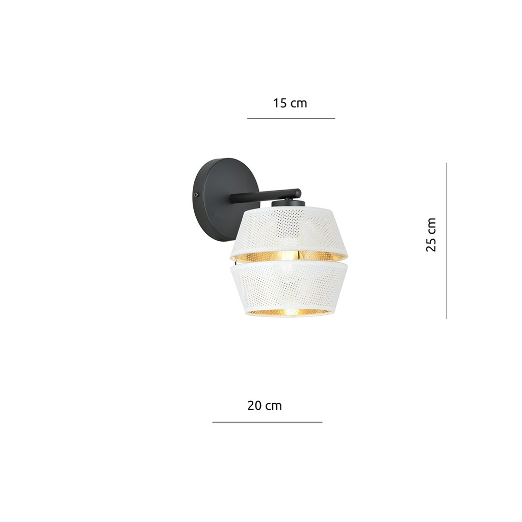 Malia K1 wall lamp – White – photo 5