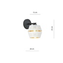 Malia K1 wall lamp – White – photo 5