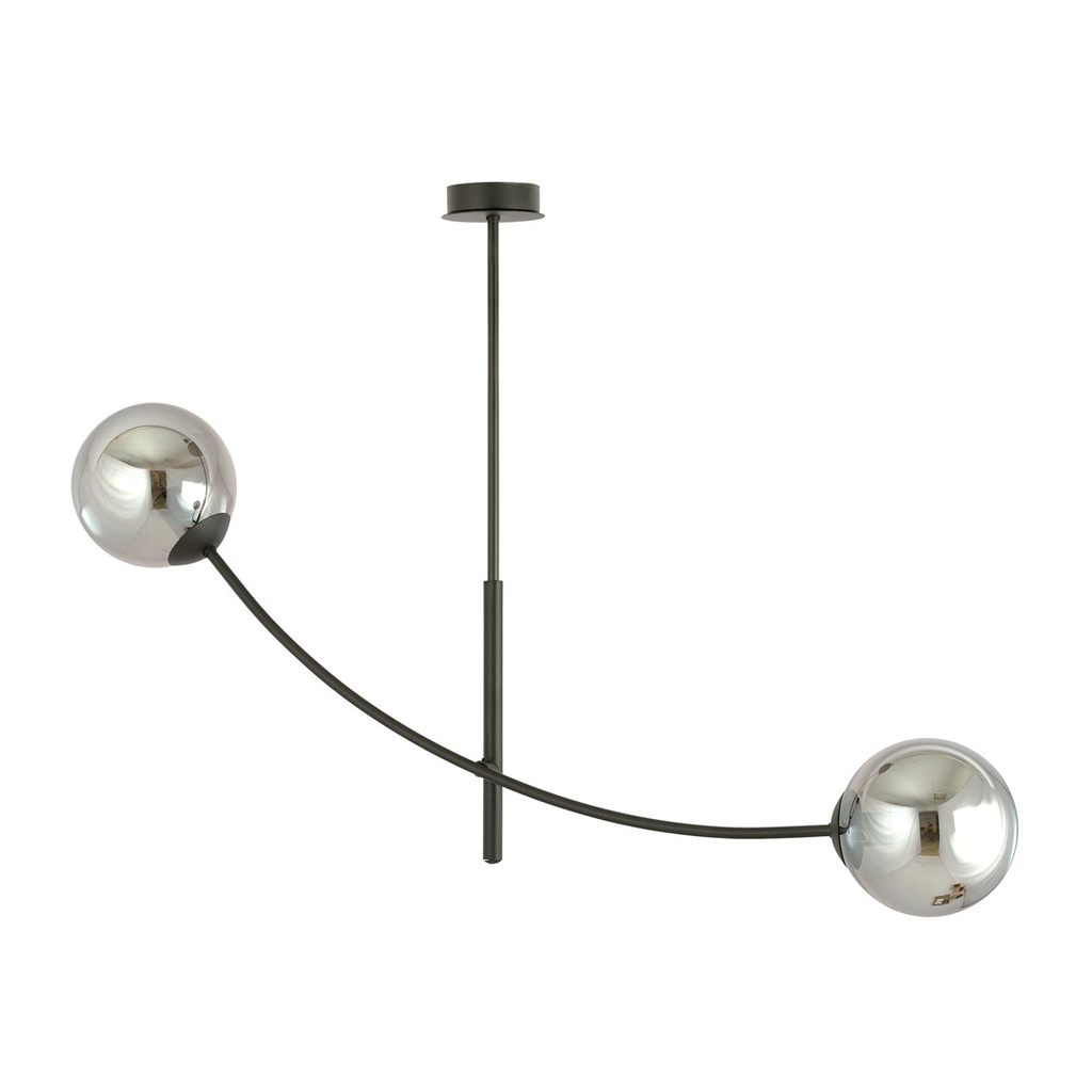 Hunter 2 ceiling lamp – graphite – photo 3