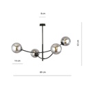 Hunter 4 ceiling lamp – graphite – photo 6