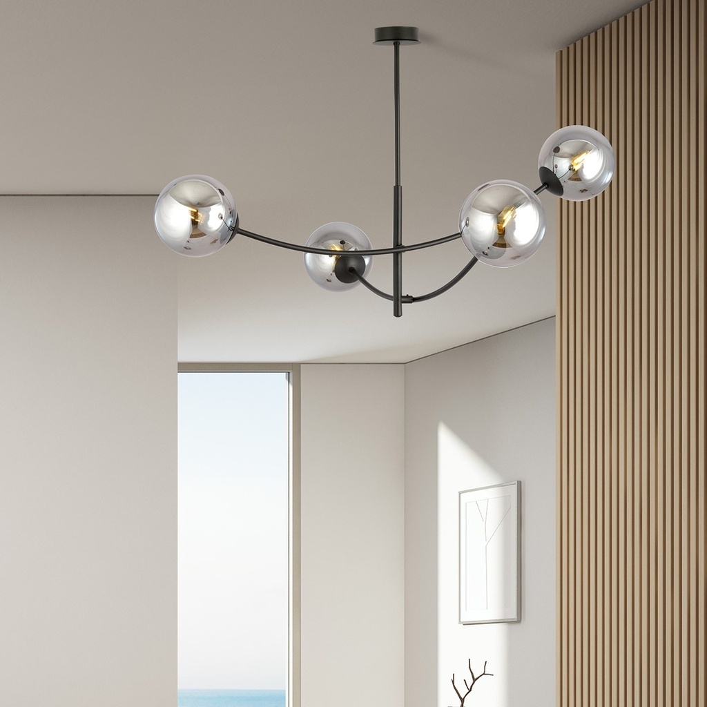 Hunter 4 ceiling lamp – graphite – photo 8