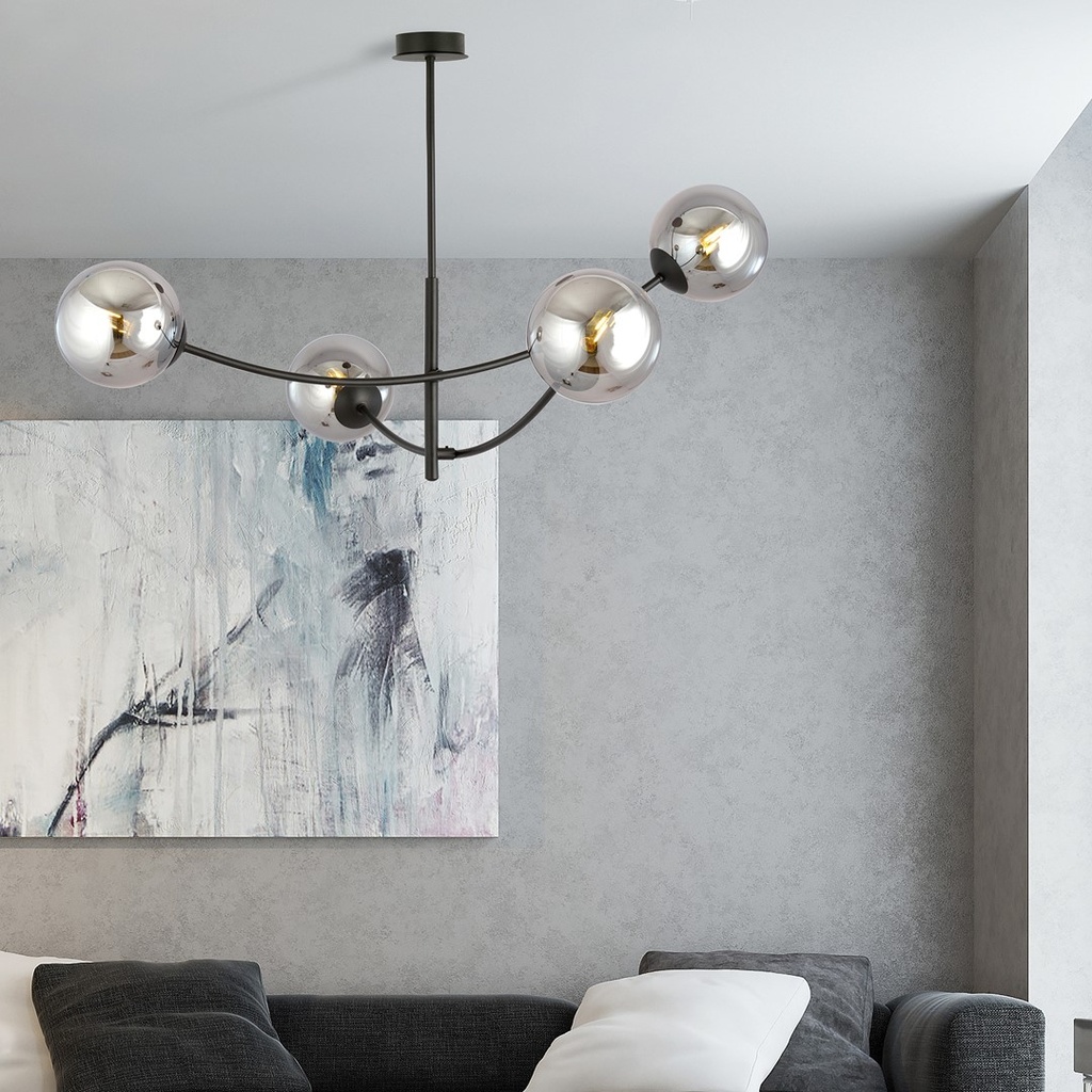 Hunter 4 ceiling lamp – graphite – photo 9