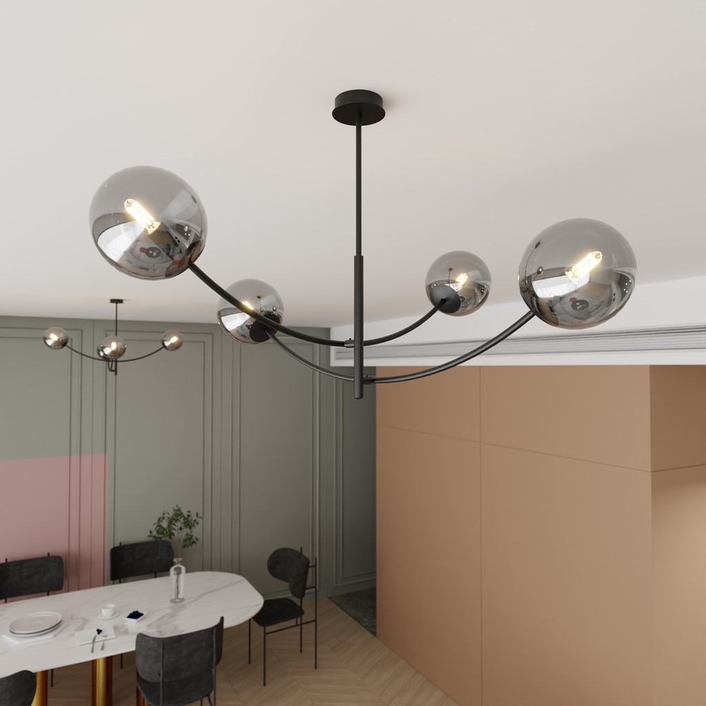 Hunter 4 ceiling lamp – graphite – photo 11