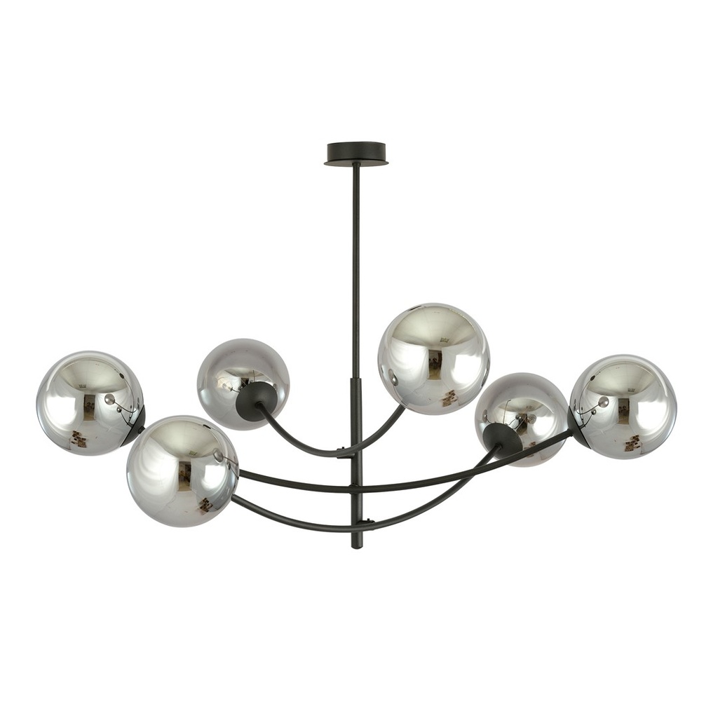 Hunter 6 ceiling lamp – graphite – photo 6