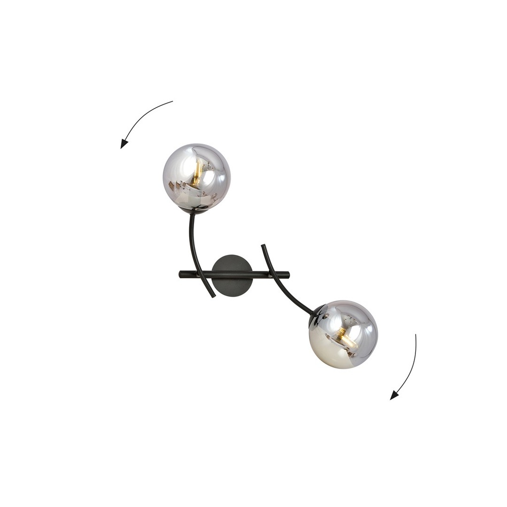 Hunter K2 wall lamp – graphite – photo 4