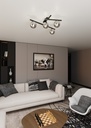 Smart 4 ceiling lamp – graphite – photo 9