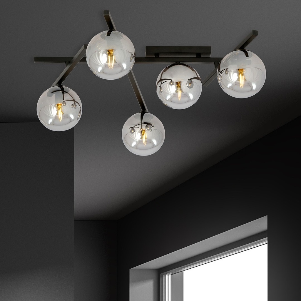 Smart 5 ceiling lamp – graphite – photo 5