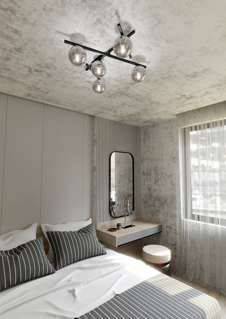 Smart 5 ceiling lamp – graphite – photo 7