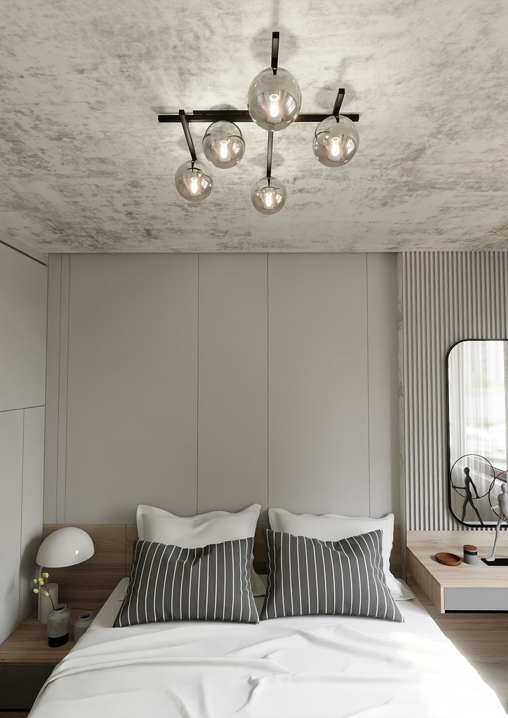 Smart 5 ceiling lamp – graphite – photo 10