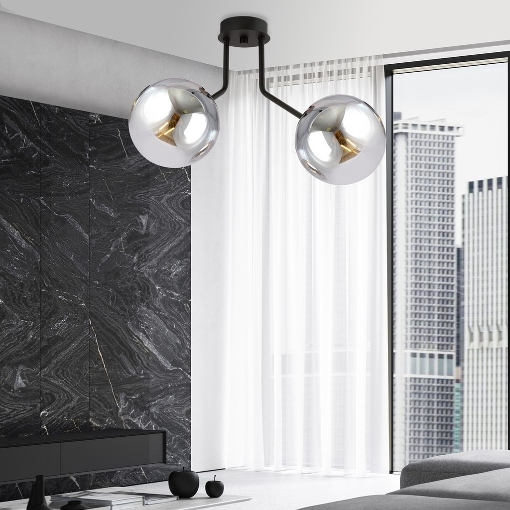 Nova 2 ceiling lamp – graphite – photo 4